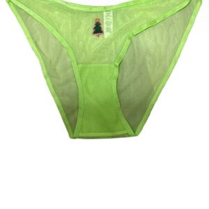 🌲 NEW Aerie M Green High Cut Bikini Underwear Bottom 🎀
